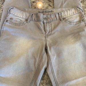 Maurices Large Gray Jeggings
